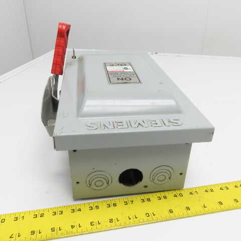 Siemens HF361 30A 3-Pole Fusible Heavy Duty Safety Disconnect Switch 600VAC