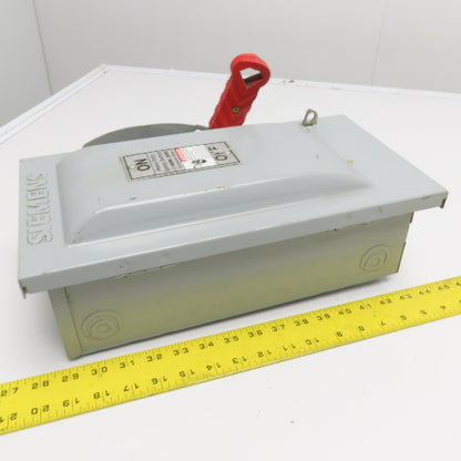 Siemens HF361 30A 3-Pole Fusible Heavy Duty Safety Disconnect Switch 600VAC