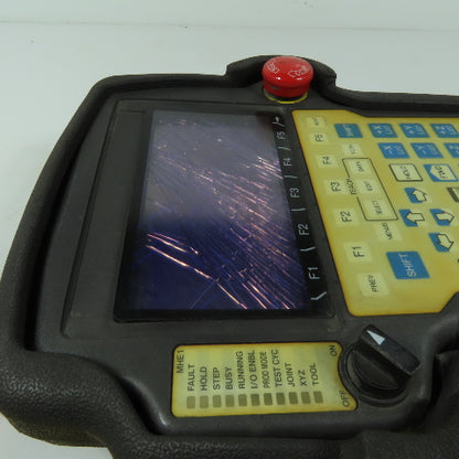Fanuc A05B-2301-C371 CNC Robot Teach Pendant Control Broken Screen