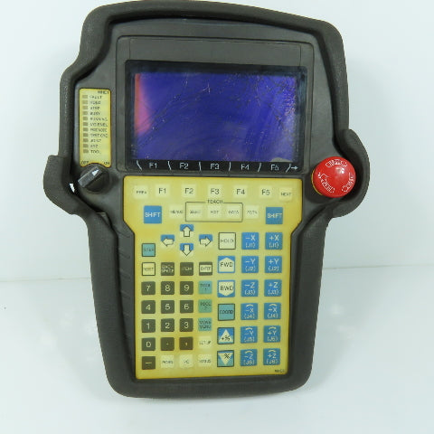Fanuc A05B-2301-C371 CNC Robot Teach Pendant Control Broken Screen