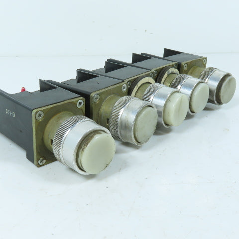 Allen Bradley 800MR-P16S 110/120V White Pilot Light Lot Of 5