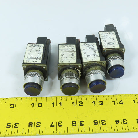 Allen Bradley 800MR-P16S 110/120V Blue Pilot Light Lot Of 4