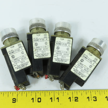 Allen Bradley 800MR-P16S 110/120V Clear Pilot Light Lot Of 4