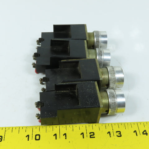 Allen Bradley 800MR-P16S 110/120V Clear Pilot Light Lot Of 4