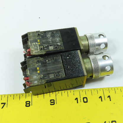 Allen Bradley 800MR-PGA16S 110/120V Clear Illuminated Push Button Lot Of 2