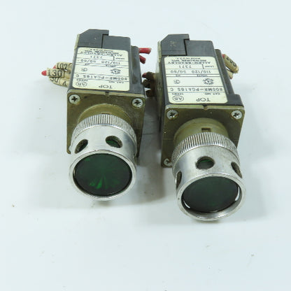 Allen Bradley 800MR-PGA16S 110/120V Green Illuminated Push Button Lot Of 2