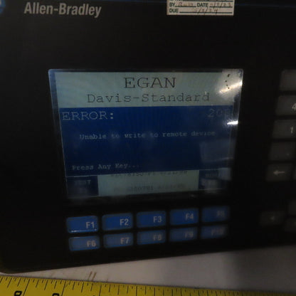 Allen-Bradley 2711-B6C1 PanelView 600 HMI Operator Terminal 240V