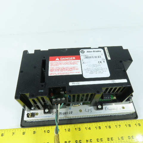 Allen-Bradley 2711-B6C1 PanelView 600 HMI Operator Terminal 240V