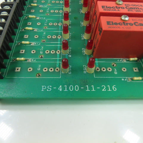 Electro Cam PS-4100-11-216 16 Output Control Module Rack W/ EC-ODC5 Modules