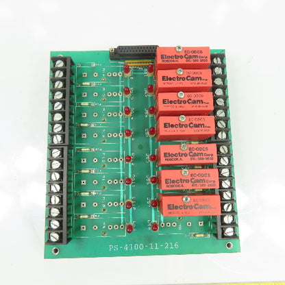 Electro Cam PS-4100-11-216 16 Output Control Module Rack W/ EC-ODC5 Modules