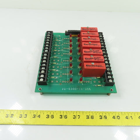 Electro Cam PS-4100-11-216 16 Output Control Module Rack W/ EC-ODC5 Modules