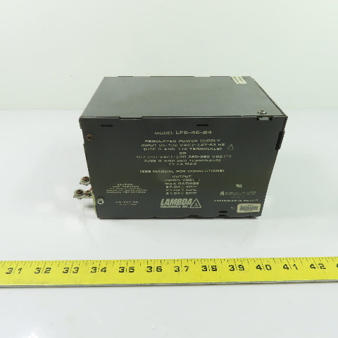 Lambda LFS-46-24 Regulated Power Supply 95-132VAC/187-250VAC Input 24VDC Output