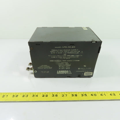 Lambda LFS-46-24 Regulated Power Supply 95-132VAC/187-250VAC Input 24VDC Output