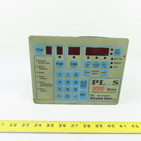 Electro Cam PS-5001-10-016-MHS-R PLuS 5000 Series Programmable Limit Switch 115V