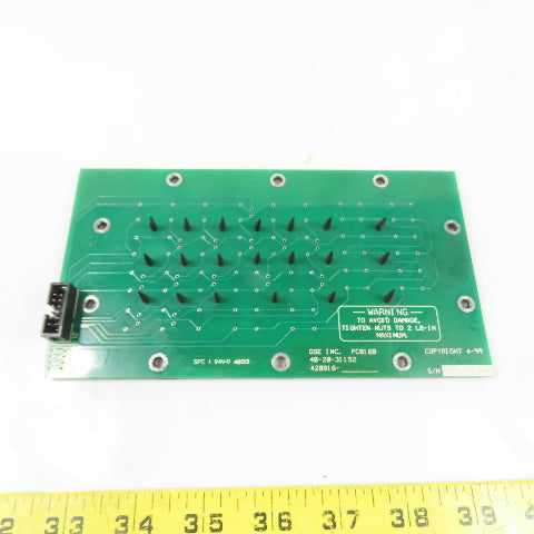 GSE Inc. 663 Keypad Membrane Control Board PC816B 40-20-31152