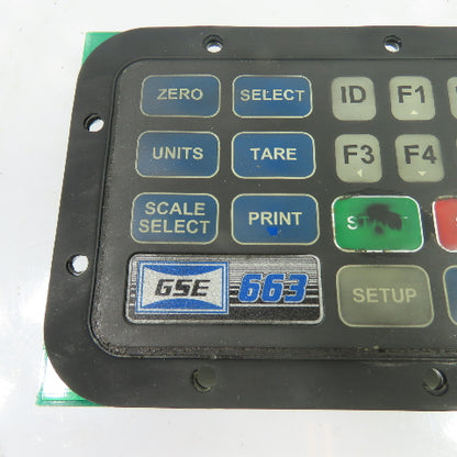 GSE Inc. 663 Keypad Membrane Control Board PC816B 40-20-31152