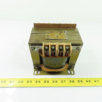 Rathgeber ET 500 Control Transformer 0.360KVA 505-480-455V Pri 220/115V Sec
