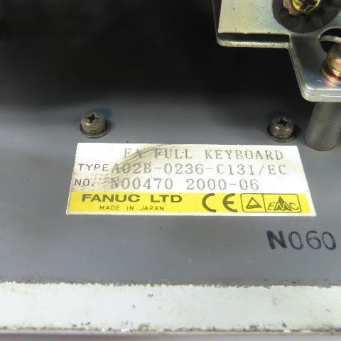 Fanuc A02B-0236-C131/EC A Full Keyboard Operator HMI W/ A02B-0236-C269
