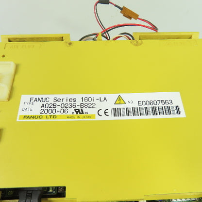 GE Fanuc A02B-0236-B822 Series 160i-L CNC Control Display Operator Interface