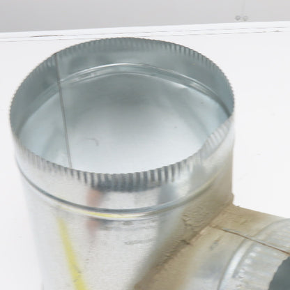 Ductite 8001086 10" x 8" x 6" Galvanized Steel HVAC Duct Pipe Tee Wye Fitting