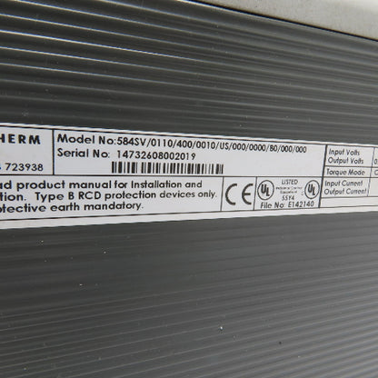 Eurotherm 584SV/0110/400/0010/US/000/0000/B0/000/0000 Variable Frequency Drive