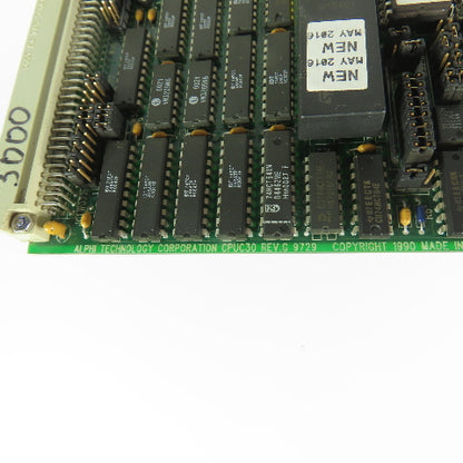 Alphi CPUC30 VME CPU Board Module Card REV.G 9729