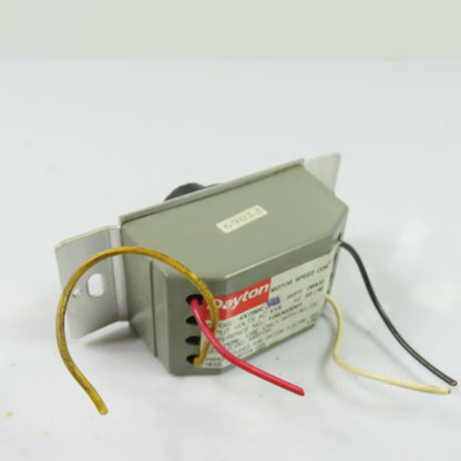 Dayton 4X796E Motor Speed Control 115VAC 5A Max 50/60Hz Dial Panel Mount