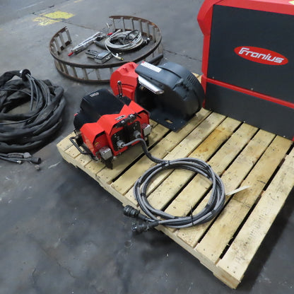Fronius TPS 400i Flextrack 36" Pipe Track Orbital Welder Package 230/460V Tested