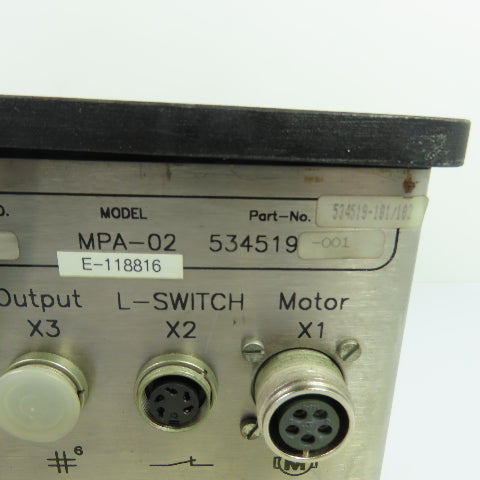 Fife 534519-001 MPA-02 Web Guiding Power Amplifier Controller