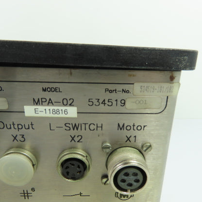 Fife 534519-001 MPA-02 Web Guiding Power Amplifier Controller