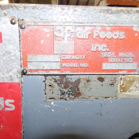 Air Feeds Inc. AF-5 24" x 24" Roll Coil Straightener Feeder 208-240/480V 3Ph