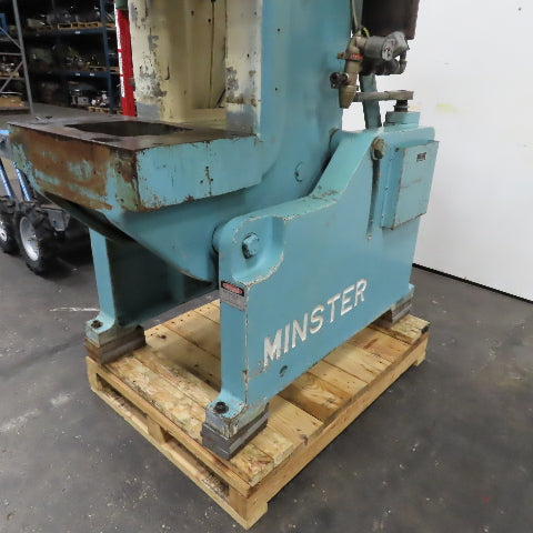 Minster No. 4 32 Ton OBI Stamping Punch Press 480V 4" Stroke Tested See Info