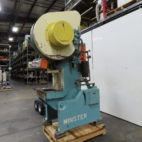 Minster No. 4 32 Ton OBI Stamping Punch Press 480V 4" Stroke Tested See Info