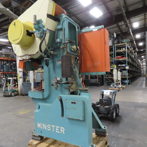 Minster No. 4 32 Ton OBI Stamping Punch Press 480V 4" Stroke Tested See Info