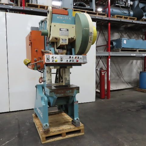 Minster No. 4 32 Ton OBI Stamping Punch Press 480V 4" Stroke Tested See Info
