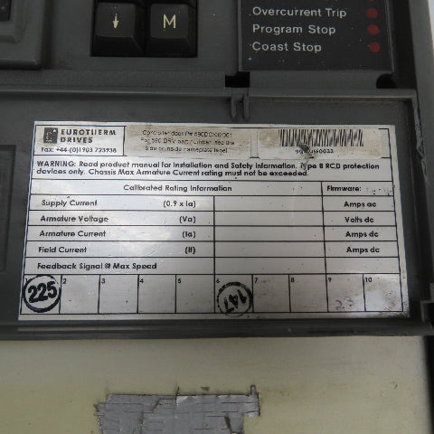 Eurotherm 599/28000/D/4/0/0/1/0/0000/000/000/000/0/00/00/00 Drive (Parts/Repair)