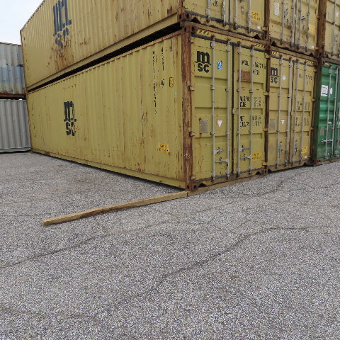 40' High Cube End Door Shipping Container 101" x 90" Opening WWT