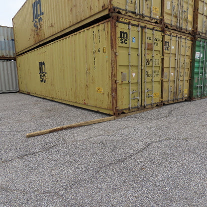 40' High Cube End Door Shipping Container 101" x 90" Opening WWT