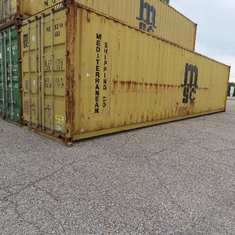 40' High Cube End Door Shipping Container 101" x 90" Opening WWT