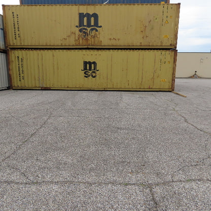 40' High Cube End Door Shipping Container 101" x 90" Opening WWT