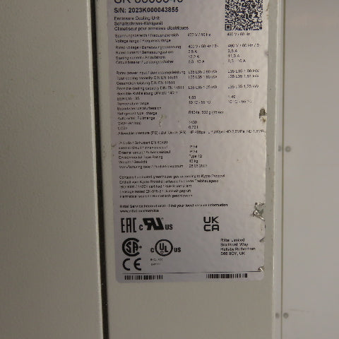 Rittal SK 3305540 Top Therm Electrical Enclosure Air Conditioner 460V 3PH