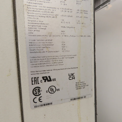 Rittal SK 3305510 115V 60Hz 1Ph TopTherm Enclosure Cooling Unit 1.76kW