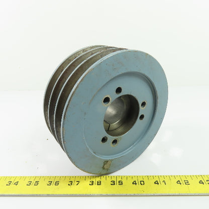 Maska 3B56 3-Groove V-Belt Pulley Sheave 1-3/8" Bore SDS Bushing 6" OD x 2.5" W