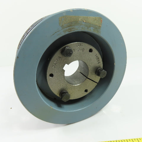 Maska 3B56 3-Groove V-Belt Pulley Sheave 1-3/8" Bore SDS Bushing 6" OD x 2.5" W