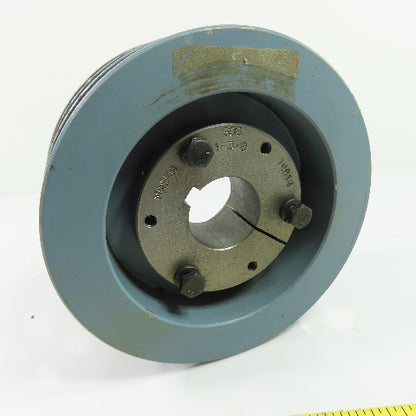 Maska 3B56 3-Groove V-Belt Pulley Sheave 1-3/8" Bore SDS Bushing 6" OD x 2.5" W