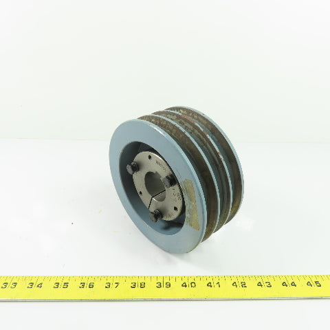 Maska 3B56 3-Groove V-Belt Pulley Sheave 1-3/8" Bore SDS Bushing 6" OD x 2.5" W