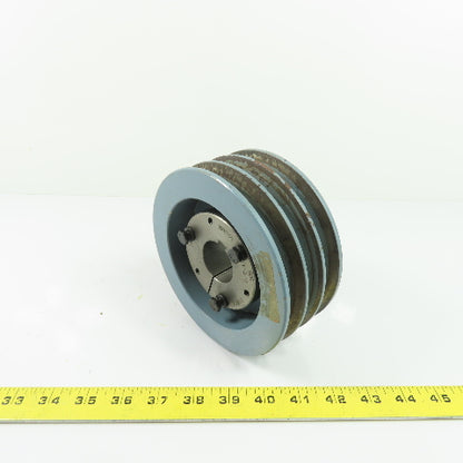 Maska 3B56 3-Groove V-Belt Pulley Sheave 1-3/8" Bore SDS Bushing 6" OD x 2.5" W