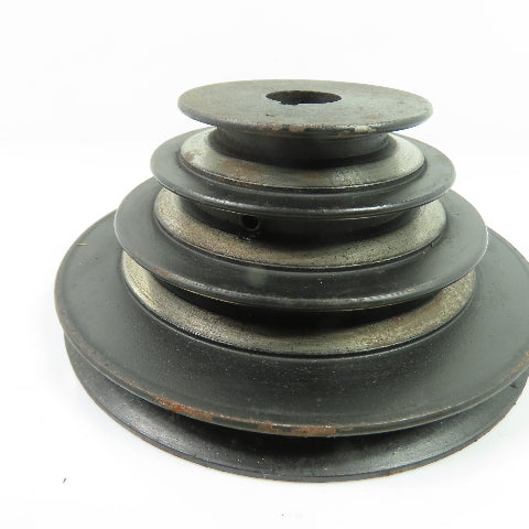 Variable Speed 4-Step V-Belt Pulley 6-1/16"-4.5"-3.58"-2.85" OD 22mm Bore