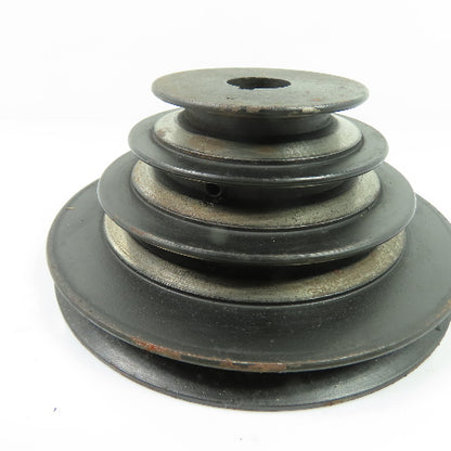 Variable Speed 4-Step V-Belt Pulley 6-1/16"-4.5"-3.58"-2.85" OD 22mm Bore