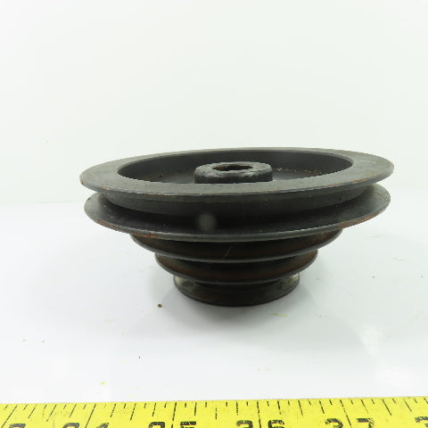 Variable Speed 4-Step V-Belt Pulley 6-1/16"-4.5"-3.58"-2.85" OD 22mm Bore